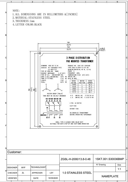 bayonet fuse pad mounted transformer nameplate bayonet fuse pad mounted transformer nameplate